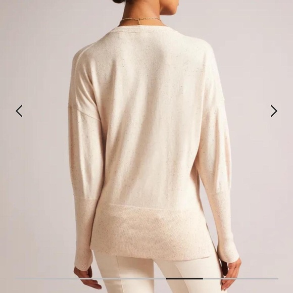 Ted Baker Krystna CottonBalloon Sleeve Knit Top Crew Neck Sweater | Size 1 - Picture 2 of 10